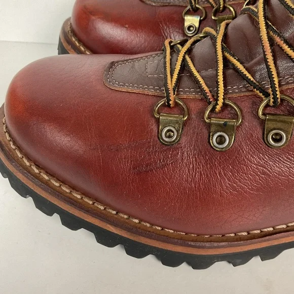 Vintage 1970s Herman Survivor’s Mountaineering Boots Men’s 9 Insulated Soft Toe - Picture 6 of 16